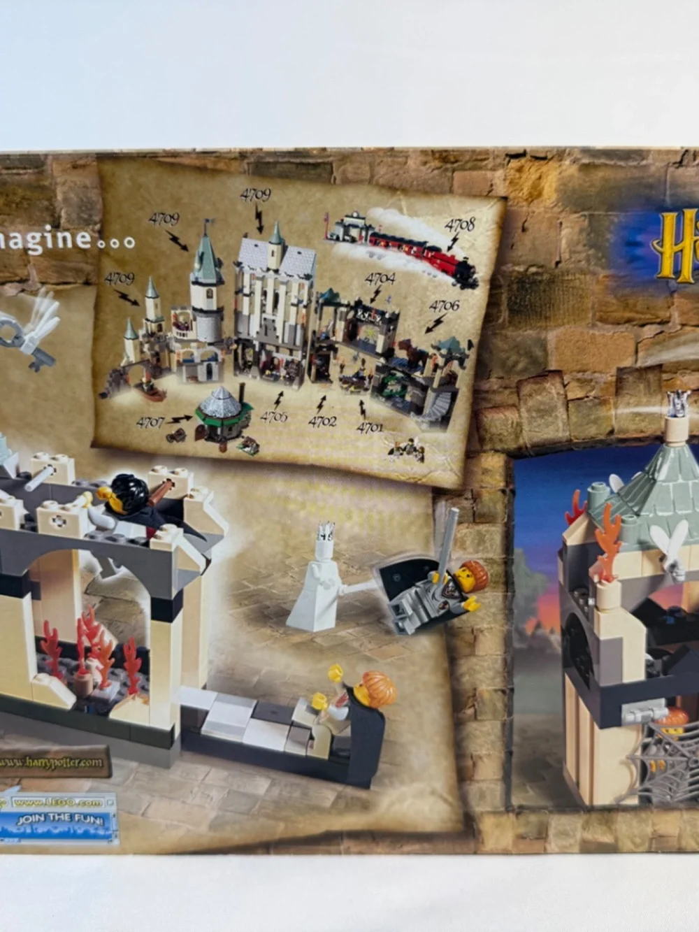 LEGO Harry Potter 4704 Chamber Winged Keys Factory Sealed 2001 NISB